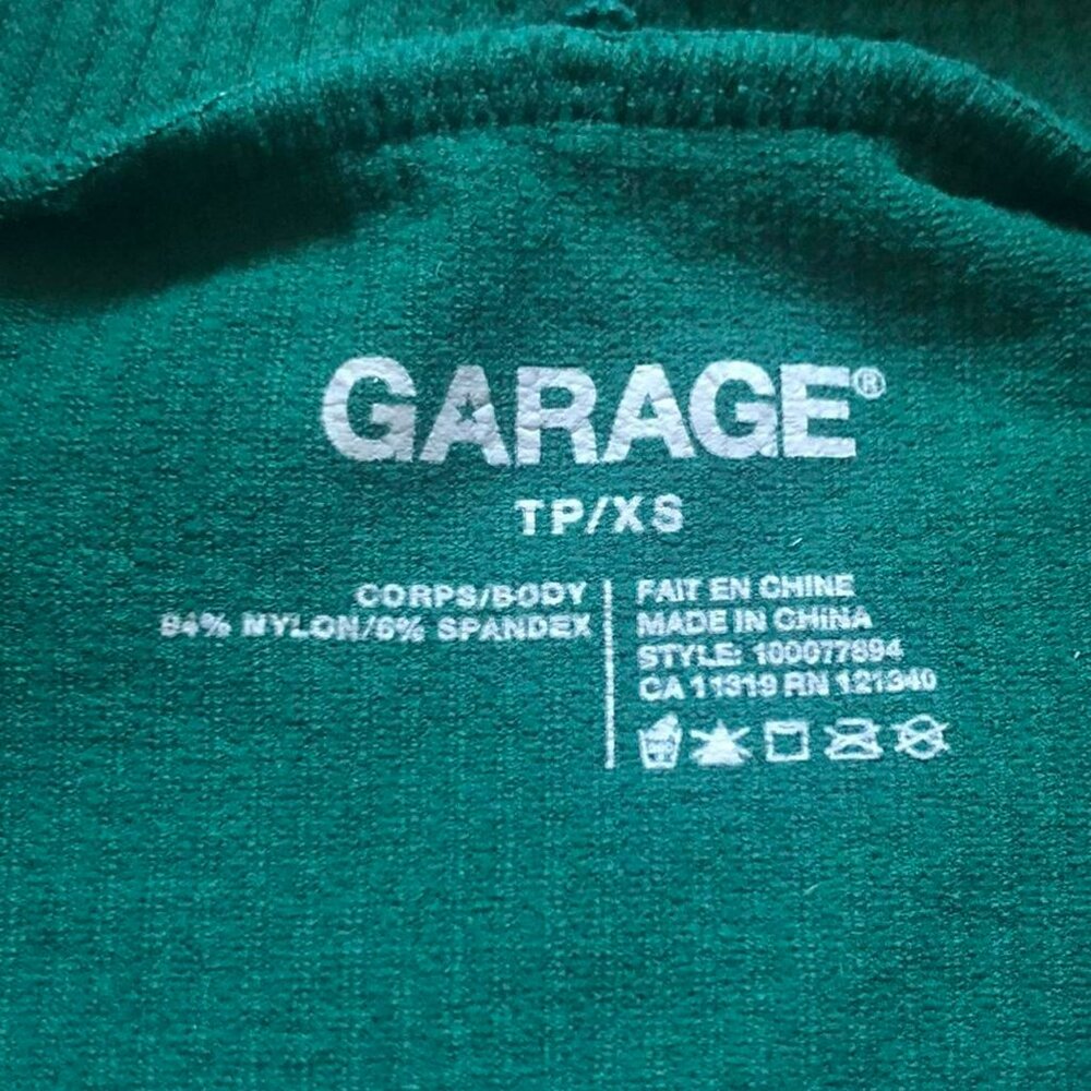 Garage Long Sleeve Zip-Up Top - Picture 4 of 5